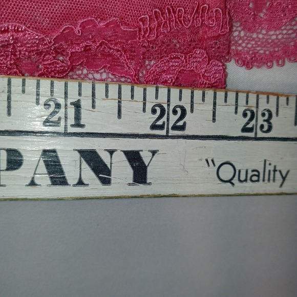 Victoria's Secret Pink Lace Trim Sheer Babydoll Chemise Lingerie Size M - Picture 8 of 8